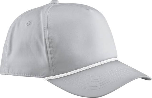 Beechfield Rope Detail Golf Cap – Light Grey / White