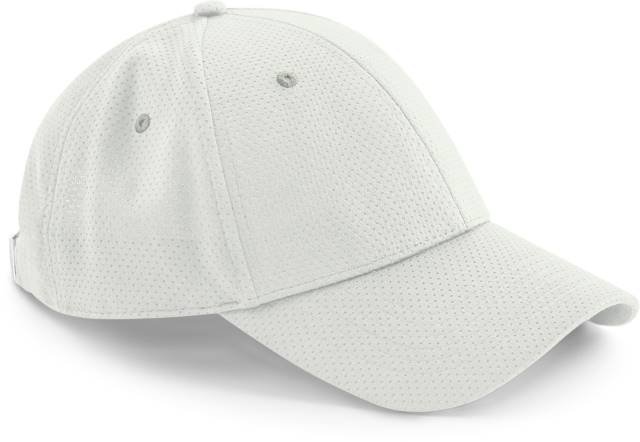 Beechfield Air Mesh 6 Panel Cap – Light Grey