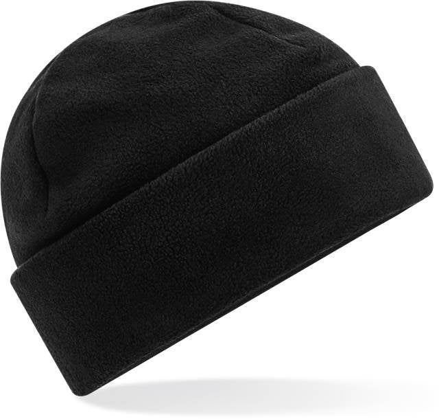 Beechfield Recycled Fleece Cuffed Beanie – Black