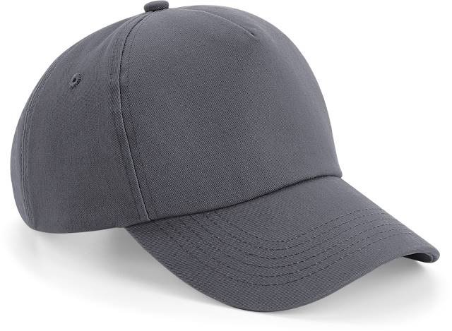 Beechfield Authentic 5 Panel Cap – Graphite Grey