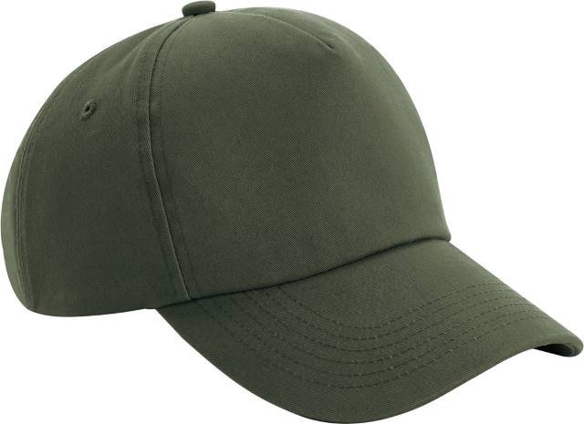 Beechfield Authentic 5 Panel Cap – Olive Green