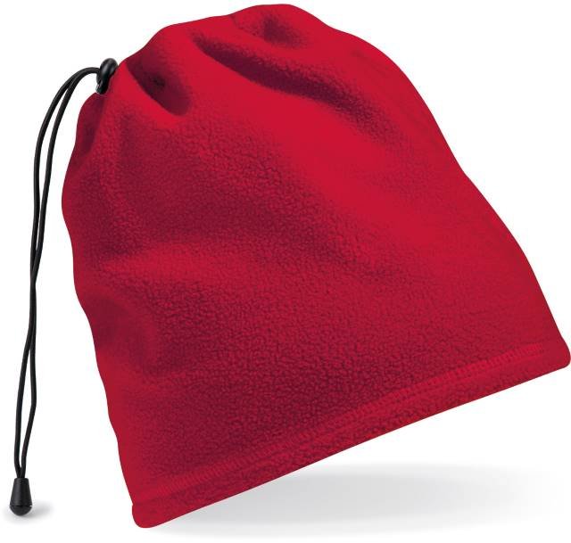Beechfield Suprafleece® Snood/ Hat Combo – Classic Red