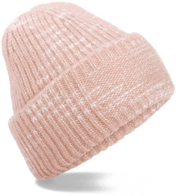 Beechfield Chunky Knitted Patch Beanie – Strawberry Haze