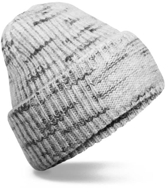 Beechfield Chunky Knitted Patch Beanie – Cloudy Haze