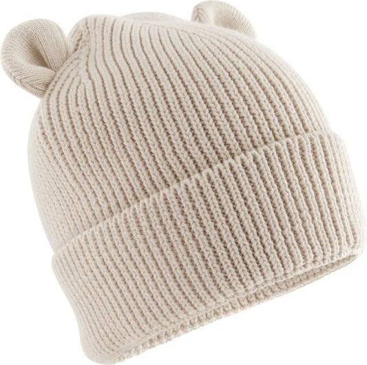 Beechfield Organic Baby Bear Beanie – Almond