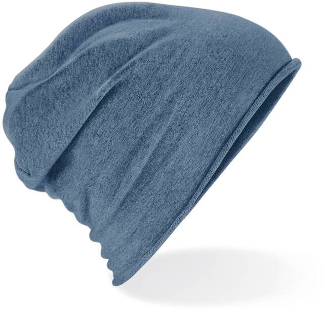 Beechfield Jersey Beanie – Denim Blue