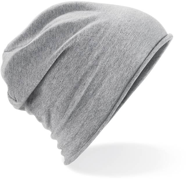 Beechfield Jersey Beanie – Heather Grey