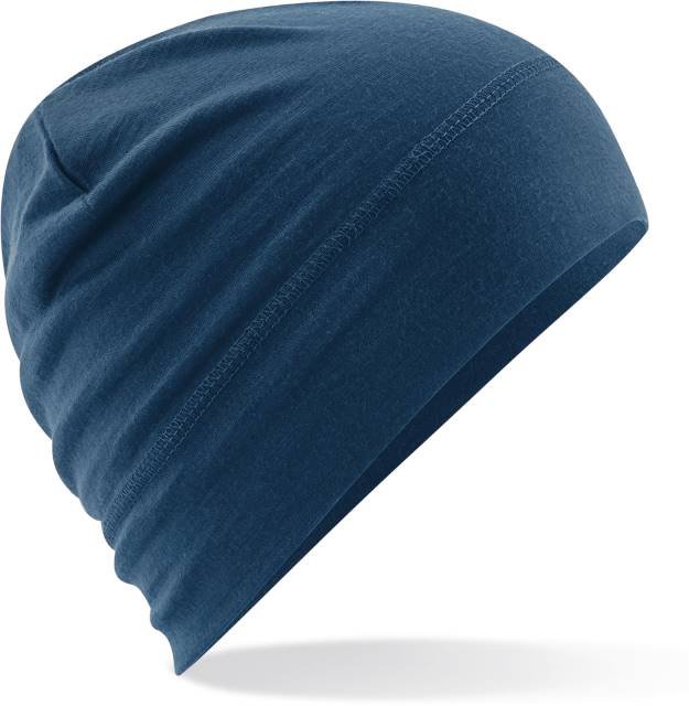 Beechfield Merino Beanie – Steel Blue