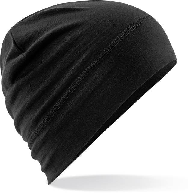 Beechfield Merino Beanie – Black