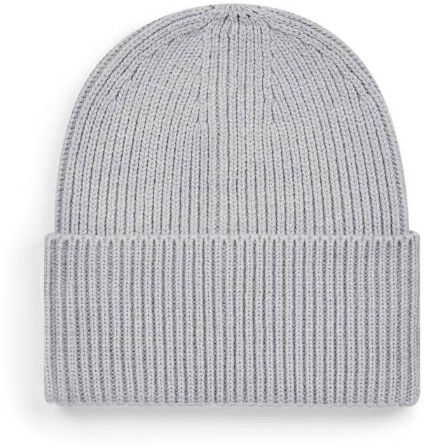 Beechfield Oversized Cuffed Beanie – Light Grey
