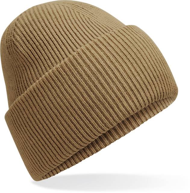 Beechfield Classic Engineered Deep Cuffed Beanie – Biscuit