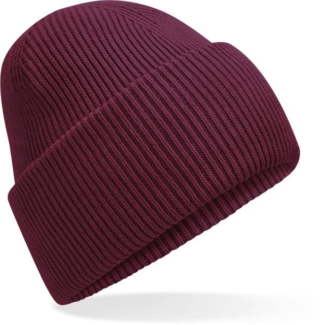 Beechfield Classic Engineered Deep Cuffed Beanie – Burgundy