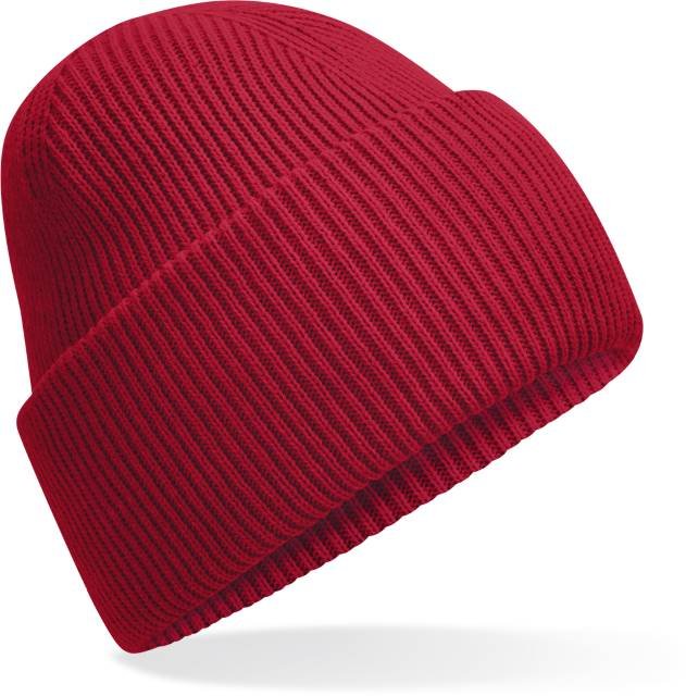 Beechfield Classic Engineered Deep Cuffed Beanie – Classic Red