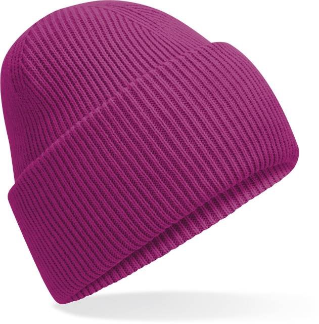 Beechfield Classic Engineered Deep Cuffed Beanie – Festival Fuchsia