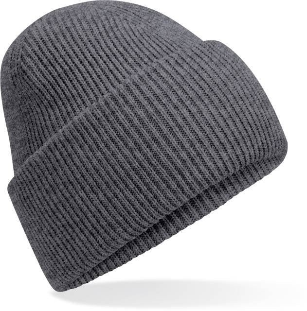 Beechfield Classic Engineered Deep Cuffed Beanie – Granite