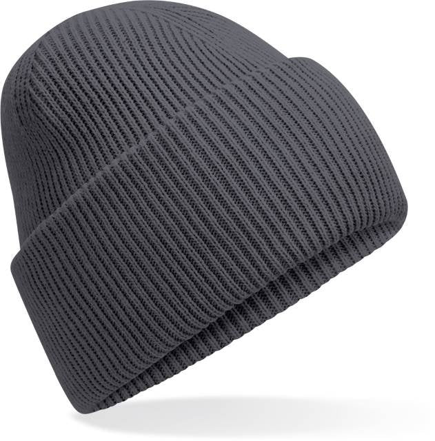 Beechfield Classic Engineered Deep Cuffed Beanie – Graphite Grey