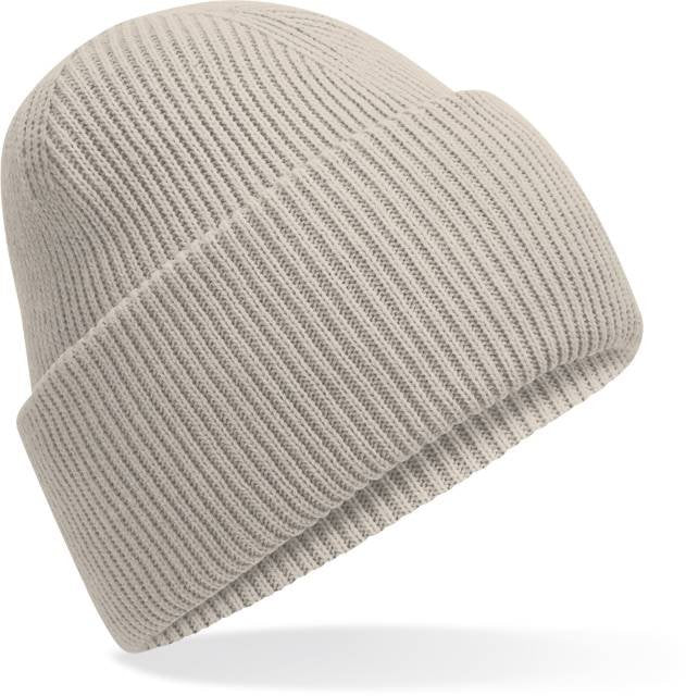 Beechfield Classic Engineered Deep Cuffed Beanie – Natural Stone