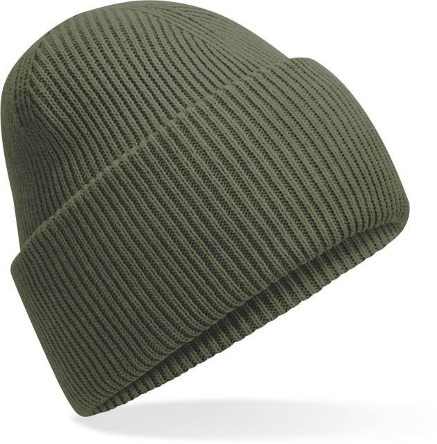 Beechfield Classic Engineered Deep Cuffed Beanie – Olive Green