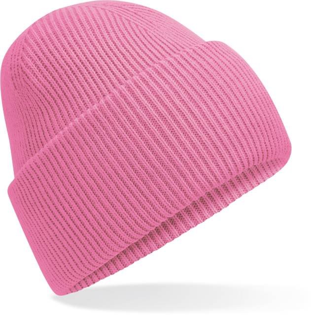 Beechfield Classic Engineered Deep Cuffed Beanie – True Pink