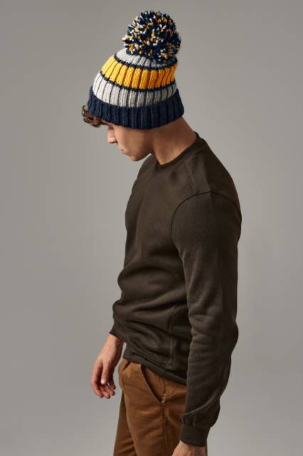 Beechfield Hygge Striped Beanie