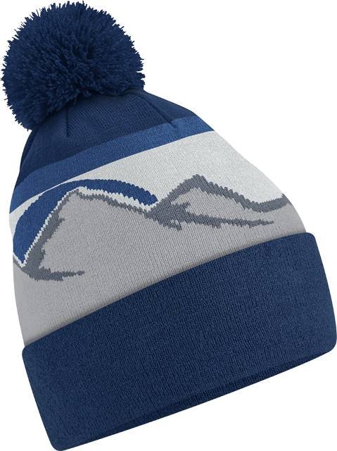 Beechfield Mountain Peaks Pom Pom Beanie – Rocky Peaks