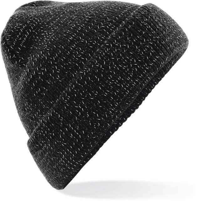 Beechfield Reflective Beanie – Black