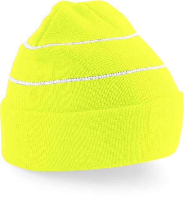 Beechfield Enhanced-Viz Beanie – Fluorescent Yellow