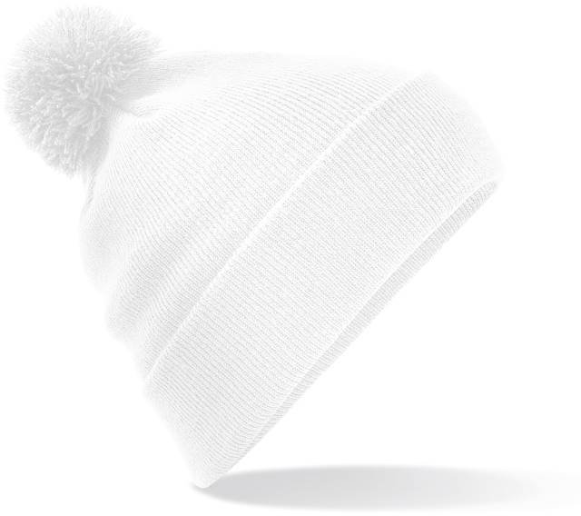 Beechfield Original Pom Pom Beanie – White