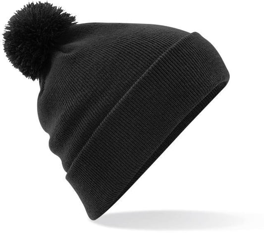Beechfield Original Pom Pom Beanie – Black