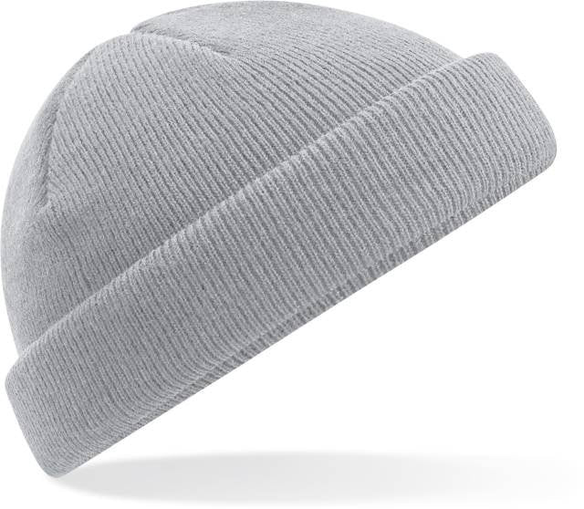Beechfield Recycled Mini Fisherman Beanie – Light Grey