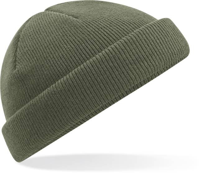 Beechfield Recycled Mini Fisherman Beanie – Olive Green