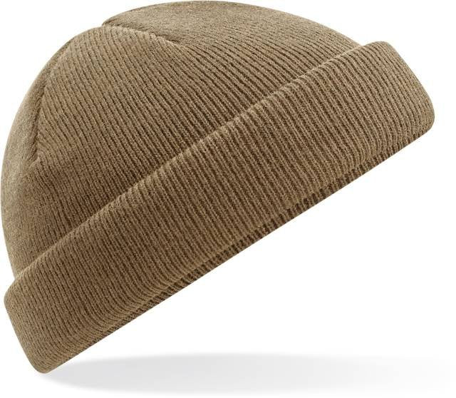 Beechfield Recycled Mini Fisherman Beanie – Biscuit