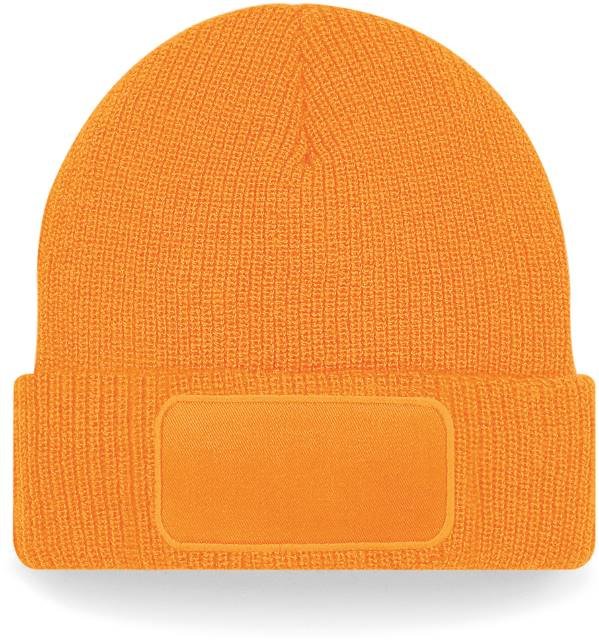 Beechfield Thinsulate™ Patch Beanie – Fluorescent Orange