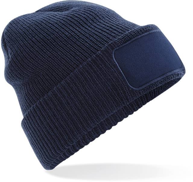 Beechfield Thinsulate™ Patch Beanie – French Navy