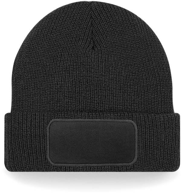Beechfield Thinsulate™ Patch Beanie – Black