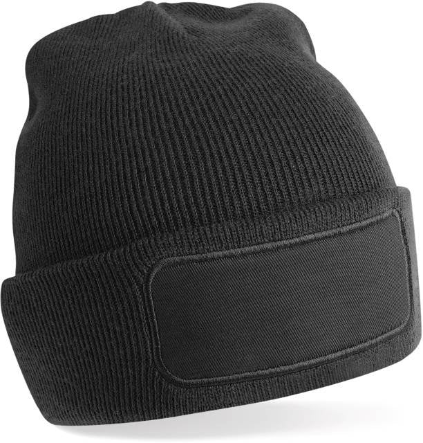 Beechfield Original Patch Beanie – Black