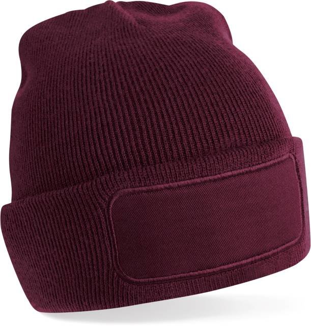 Beechfield Original Patch Beanie – Burgundy