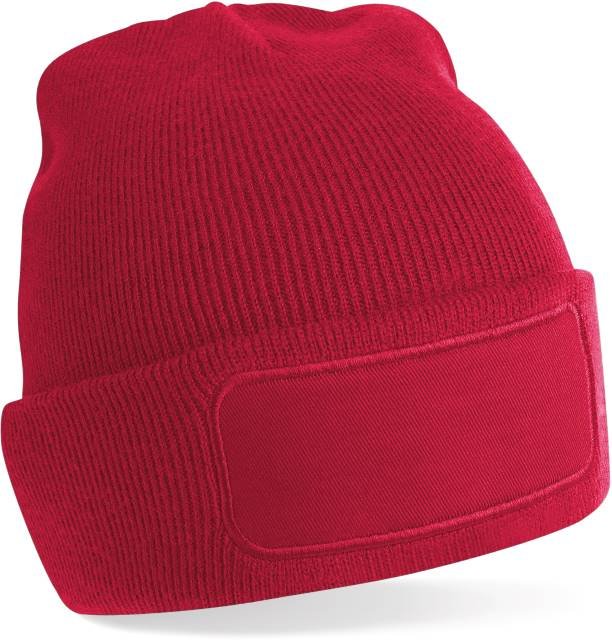 Beechfield Original Patch Beanie – Classic Red