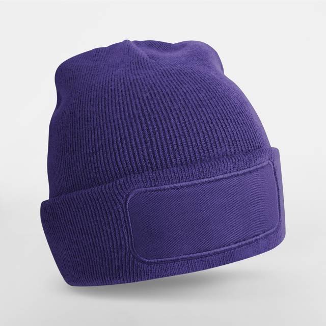 Beechfield Original Patch Beanie – Purple