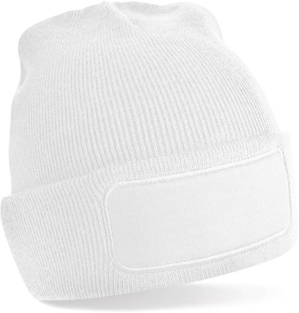 Beechfield Original Patch Beanie – White