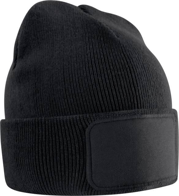 Beechfield Kids Original Patch Beanie – Black