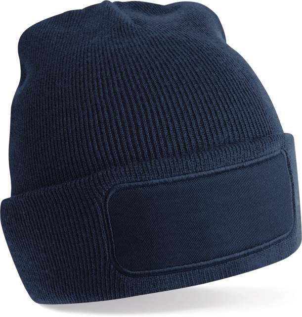 Beechfield Recycled Original Patch Beanie – French Navy