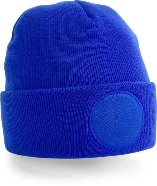 Beechfield Circular Patch Beanie – Bright Royal