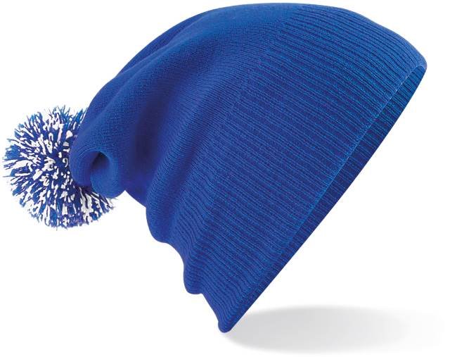 Beechfield Snowstar® Beanie – Bright Royal / White