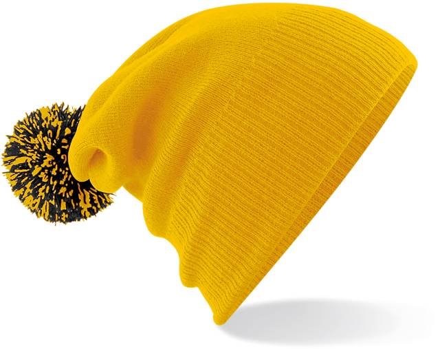 Beechfield Snowstar® Beanie – Gold / Black