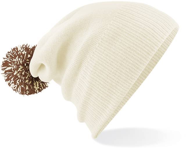 Beechfield Snowstar® Beanie – Off White / Mocha