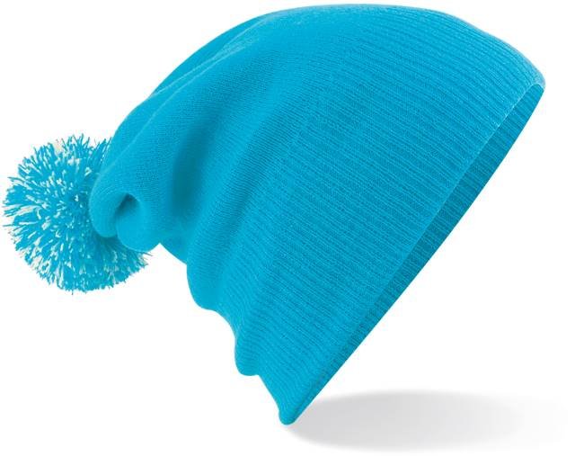 Beechfield Snowstar® Beanie – Surf Blue / Off White