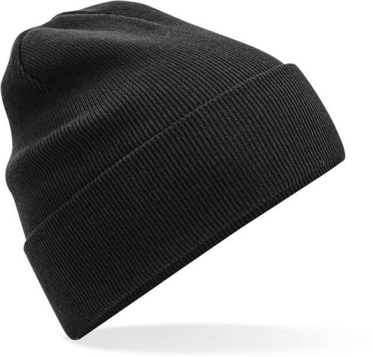 Beechfield Organic Cotton Original Cuffed Beanie – Black