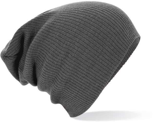 Beechfield Slouch Beanie – Smoke Grey