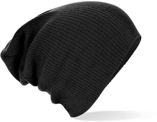 Beechfield Slouch Beanie – Black